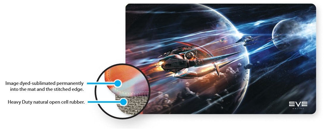 Stitched Edge Counter Mat