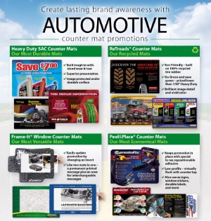 Automotive Store Counter Mat